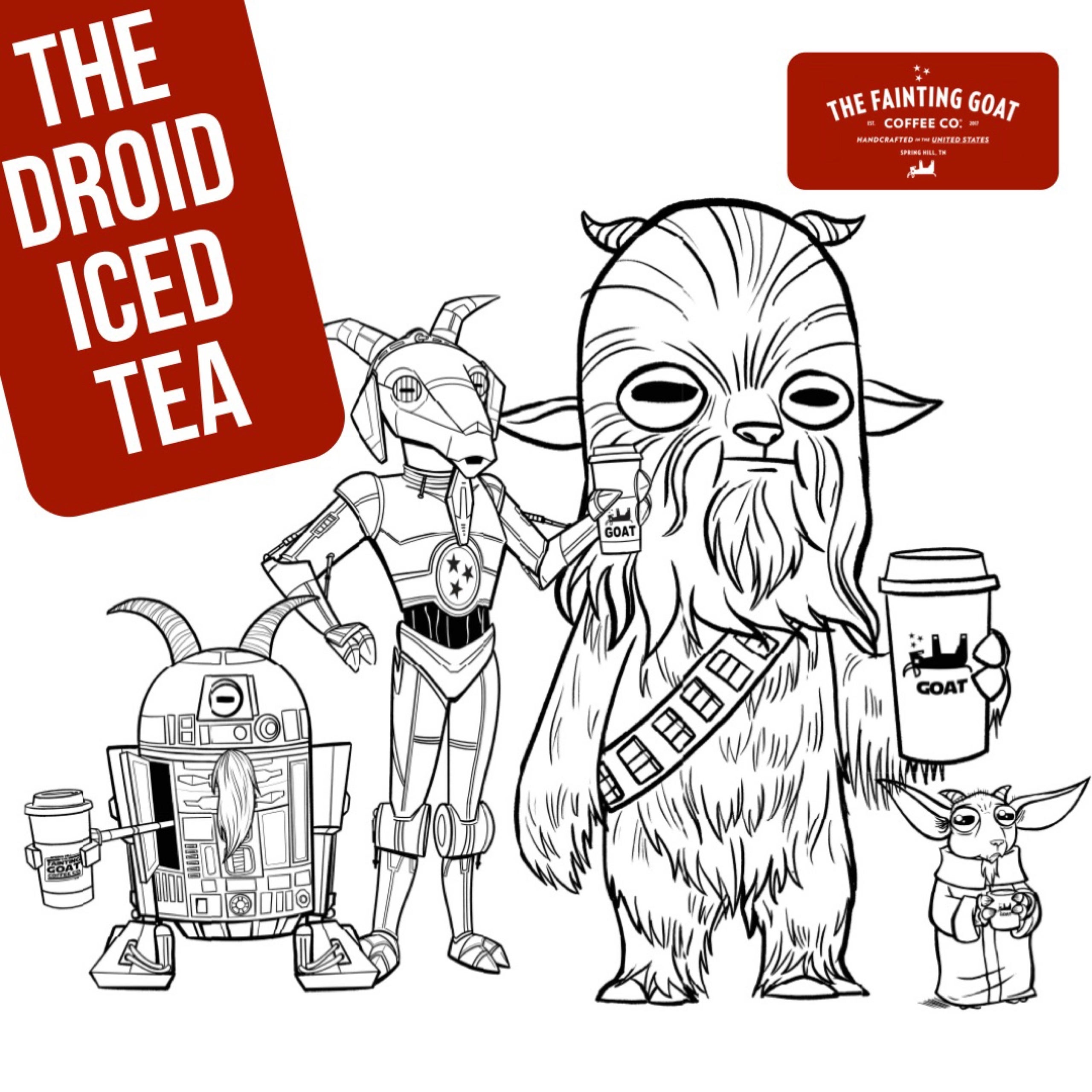 Iced Tea / The Droid | The Fainting Goat Coffee Co.